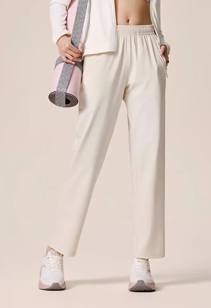 ANTA WOMEN PANTS BAR Woven Track Pants - Cross Training Grey