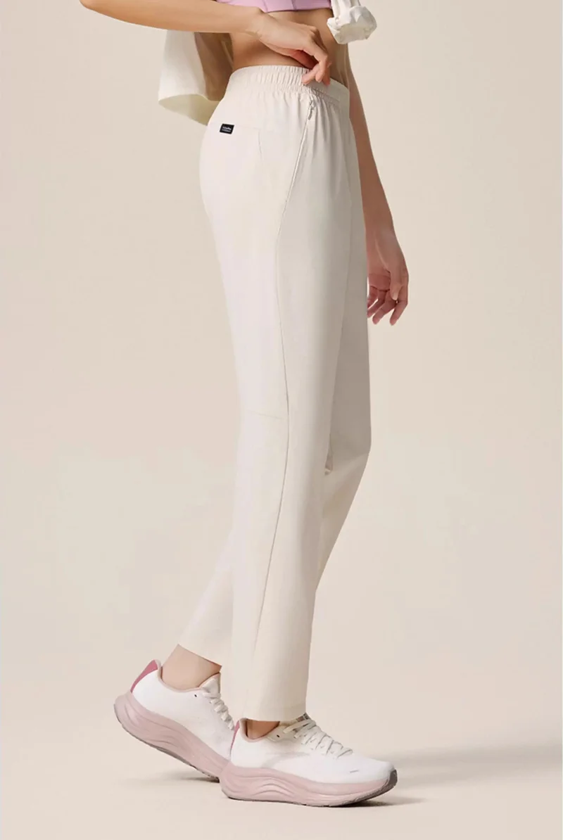 ANTA WOMEN PANTS BAR Woven Track Pants - Cross Training Grey