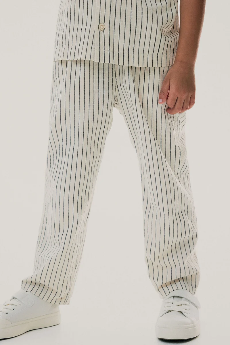 H&M Linen-blend trousers