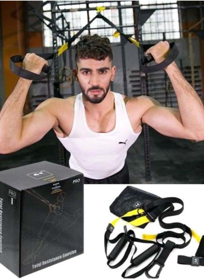 NIBEMINENT Resistance Yoga Suspension Belt With Buckle Door And Case  - Image 2