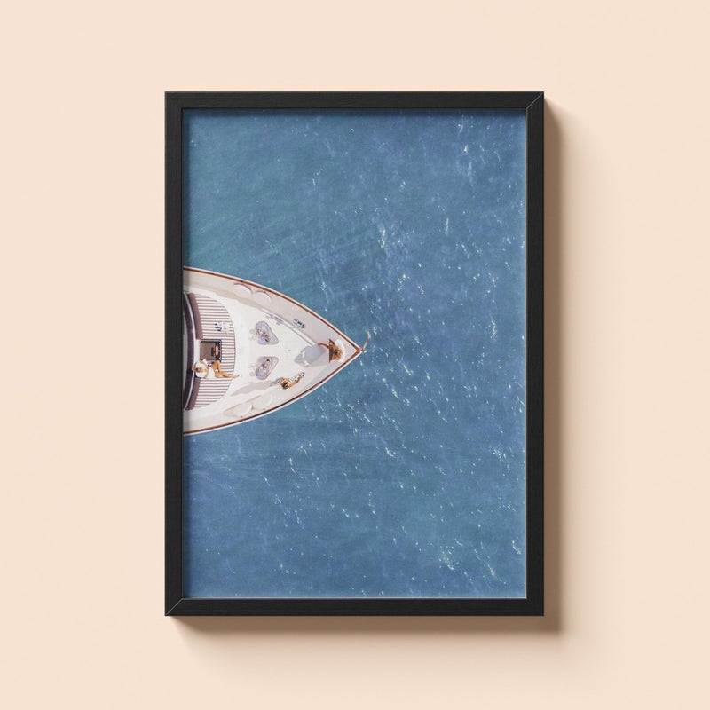 TNESSENTIAL Yacht Bow Print – Old Money Luxury Wall Art | Riviera Summer Décor - Image 1