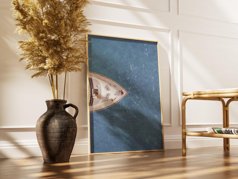 TNESSENTIAL Yacht Bow Print – Old Money Luxury Wall Art | Riviera Summer Décor - Image 3