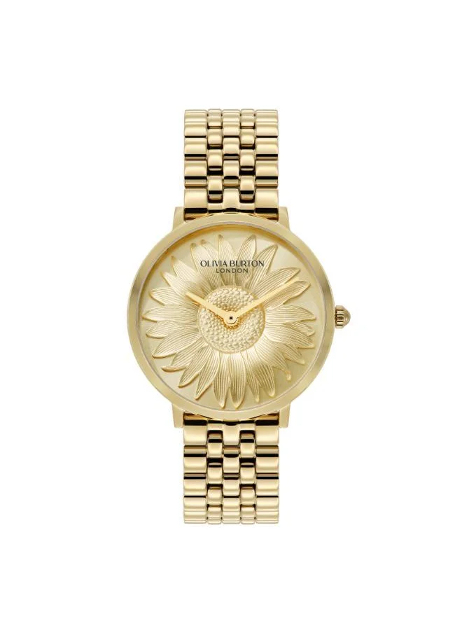 OLIVIA BURTON Ob Signature Sunflower Stainless Steel Watch