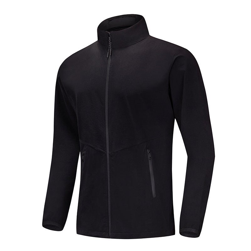 Sports Jacket Men'S Basketball Training Jacket Casual Jacket Running Fitness Clothes Quick-Drying Long-Sleeved Outdoor Clothes - Image 1