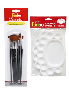 Funbo Acrylic Paint Kit With A4 Sketch Pad  - Image 4