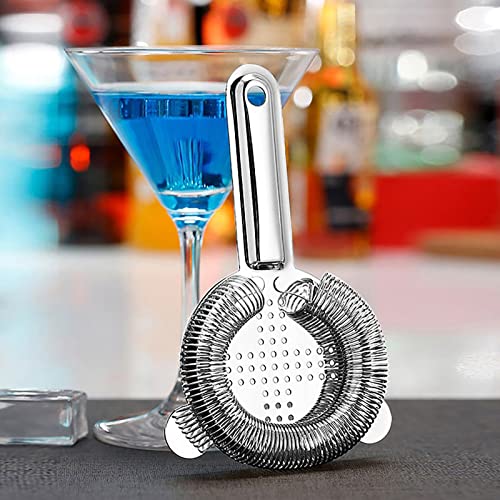 WUWEOT 6 Pack Cocktail Strainer, Stainless Steel Bar Strainer, Bar Tool Drink Strainer with 100 Wire Spring for Professional Bartenders and Mixologists - Image 4