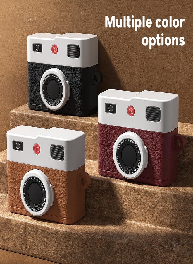 Valkit Compatible Airpods Pro 2nd/1st Generation Case with Cleaner Kit, Cute 3D Camera Design Airpods Pro 2 Case Cover 2022/2023 Shockproof Soft Silicone Protective Case for Airpods Pro 2nd/1st Gen - Image 5