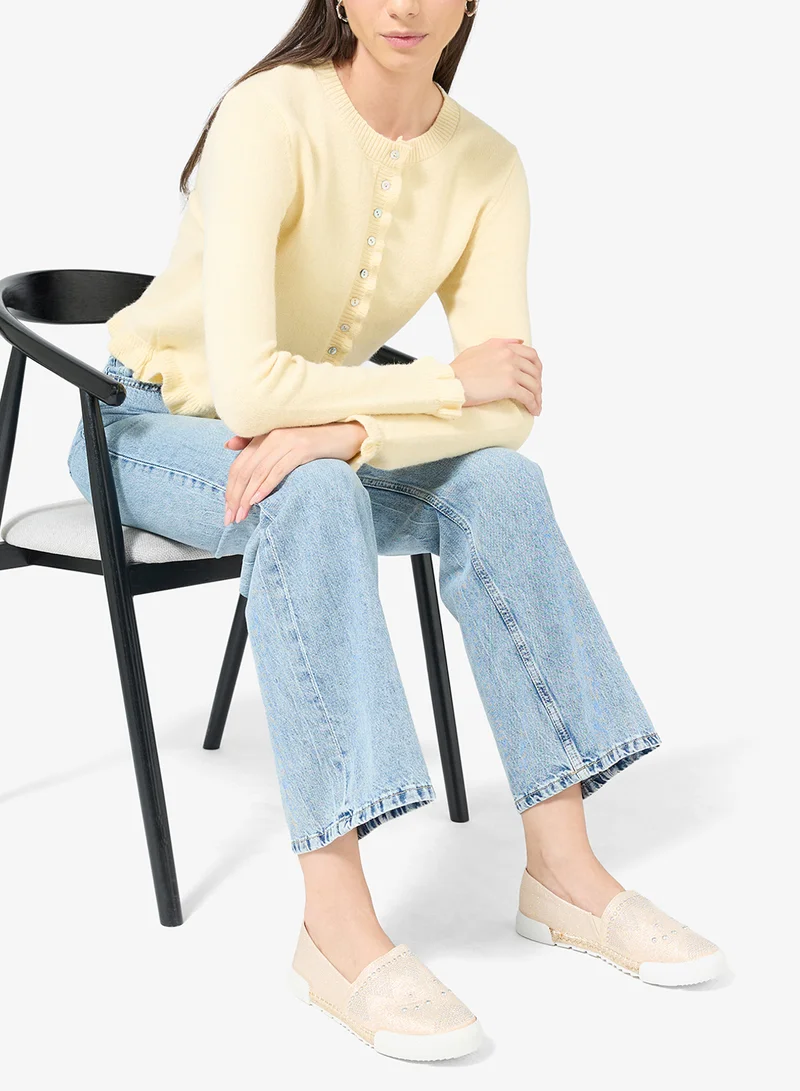 Savannah Collection  Studded Espadrille for Women | Best Price UAE