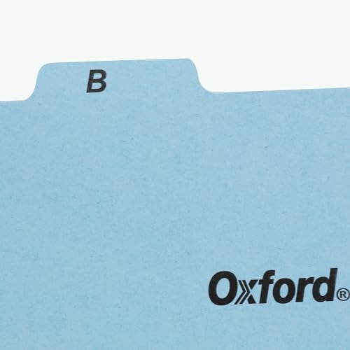 Oxford Heavy Weight Index Card Guides, 6 x 9 Inches, Alphabetical A-Z Dividers, Great Recipe Card Organizer, 25-Set (P6925) - Image 3