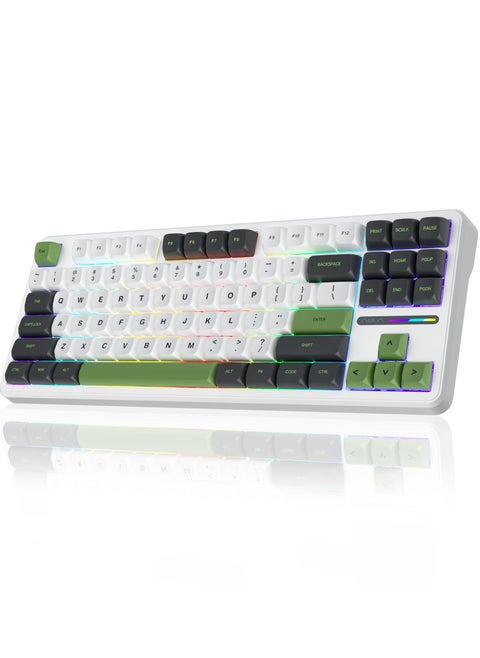F87pro Wireless Mechanical Keyboard  2.4GHz/USB-C/BT5.0 RGB Backlit Mechanical Keyboard