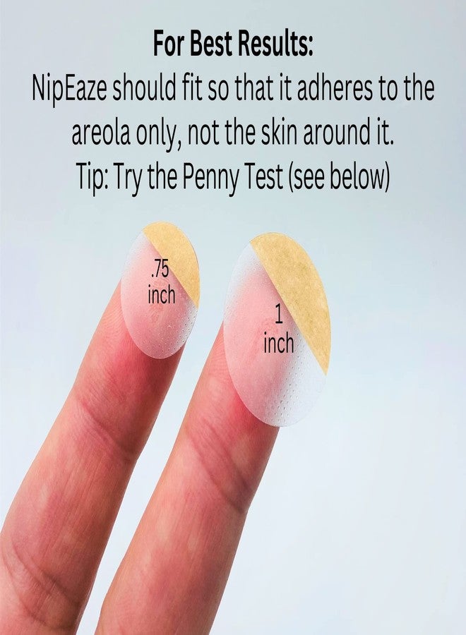 NipEaze - 4pack Value - The Original Transparent Nip Protector - Nipple Chafing Prevention; 62 pairs - Image 4