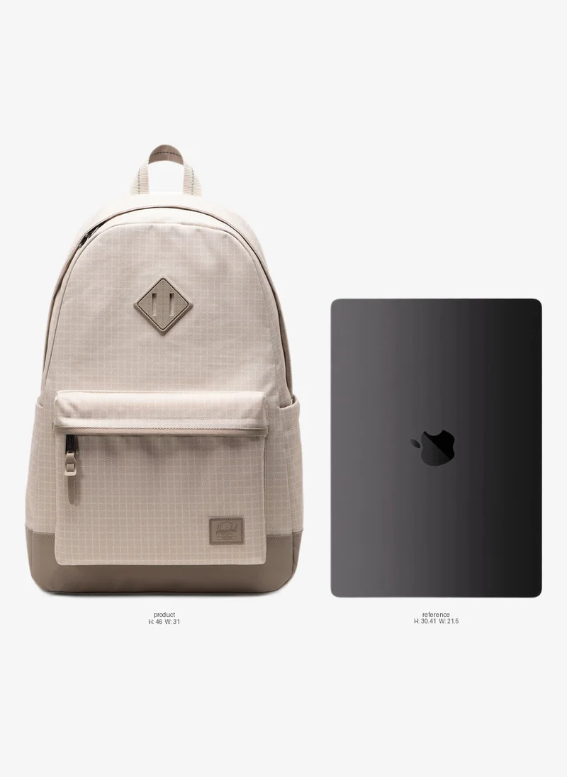 Herschel Heritage  Backpack Grid Pelican/Roasted fits upto 15/16" Laptop