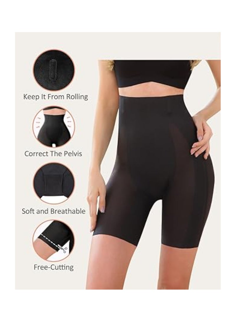 High Waisted Shapewear for Women, Butt Lifter Tummy Control Shorts for Wedding Dresses, Thigh Slimming Body Shaper Shorts (Size L) for a Flattering Silhouette. - Image 5
