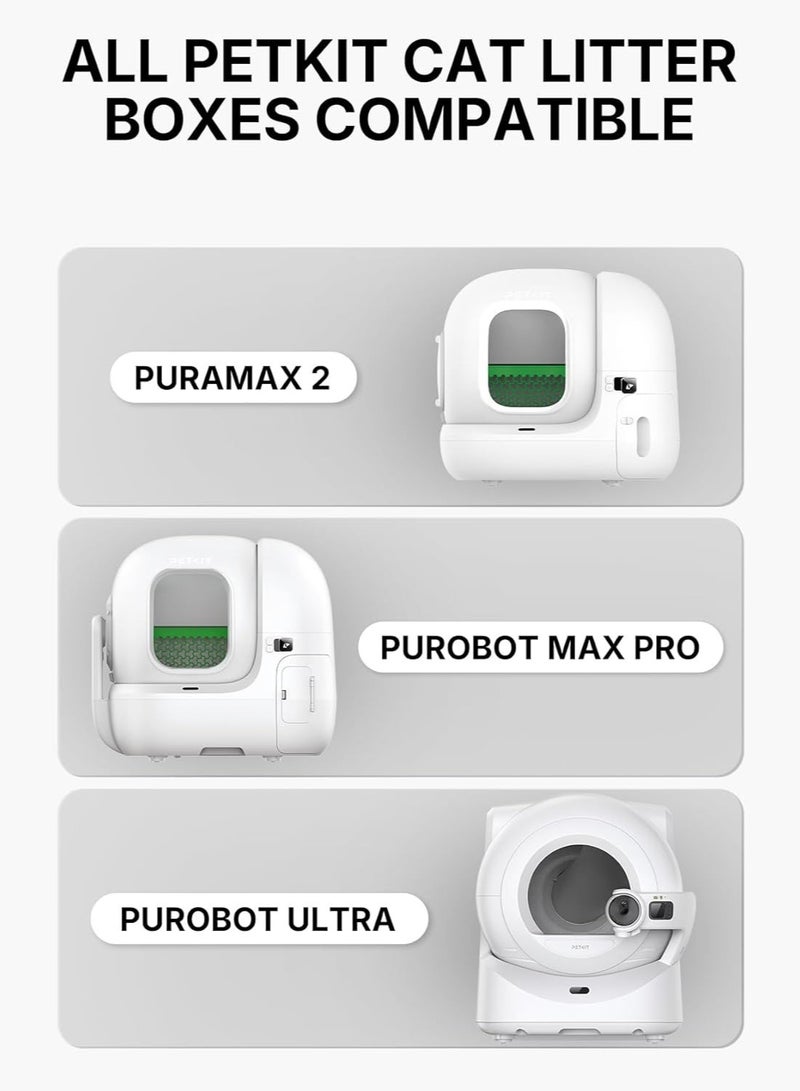 رمل قطط نباتي جديد، رمل متكتل فائق الجودة، 100% مكونات طبيعية، رمل قابل للتحلل الحيوي، خالٍ من الغبار ومنخفض التتبع، غير لاصق، سهل التنظيف (5.2 رطل × 1 كيس) - Image 2