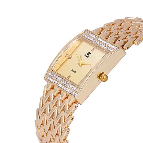 ADAMO Adele 18K Gold Plated Bracelet Rose Gold Dial Women's & Girl's Watch 865KKM21 - Image 2