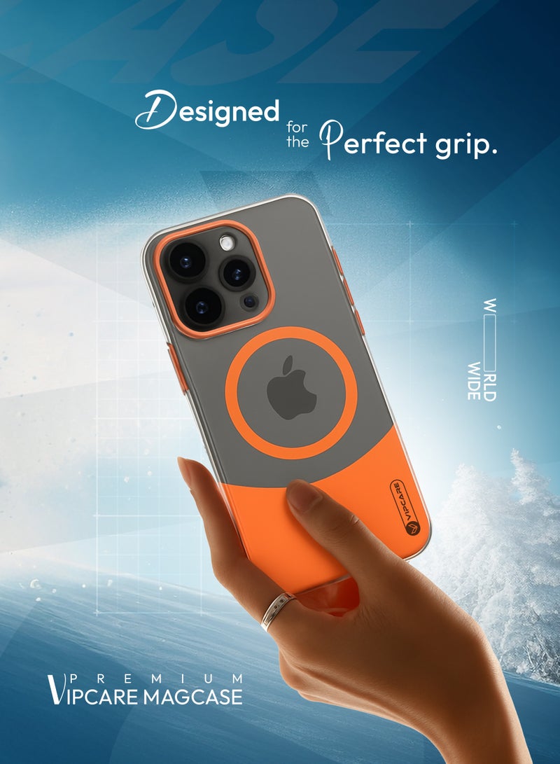 رعاية كبار الشخصيات جراب حماية من السقوط والخدش لهاتف iPhone 16 Pro PC Duo Magcase Magsafe المغناطيسي اللاسلكي للشحن لهاتف iPhone 16 Pro - Image 2