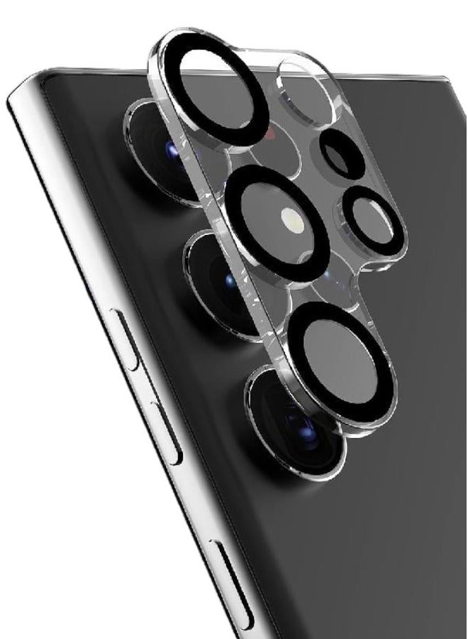 بيوينتي مجموعة حماية لـ جالكسي اس 23 الترا (Samsung Galaxy S23 Ultra) جراب حماية من السليكون عالي الجودة والوضوح ويدعم الشحن اللاسلكي MagSafe, واقي شاشة من النانو HD, حماية عدسات الكاميرا, مجموعة فاخرة (3in1) - Image 4