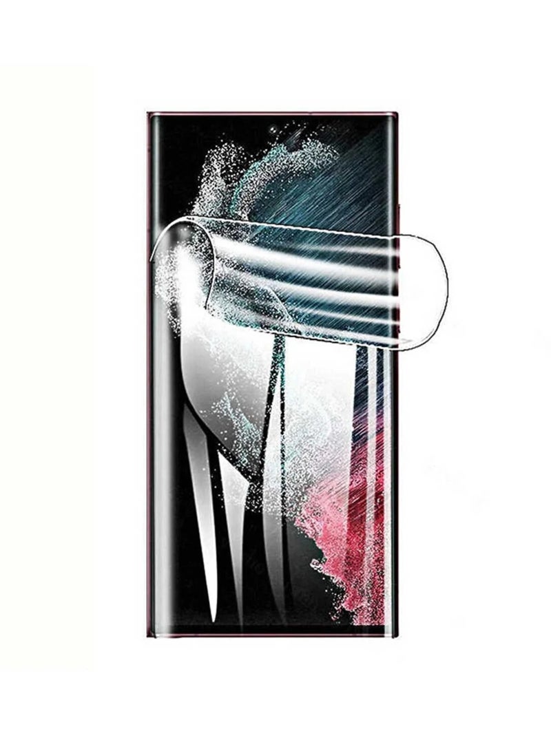 بيوينتي مجموعة حماية لـ جالكسي اس 23 الترا (Samsung Galaxy S23 Ultra) جراب حماية من السليكون عالي الجودة والوضوح ويدعم الشحن اللاسلكي MagSafe, واقي شاشة من النانو HD, حماية عدسات الكاميرا, مجموعة فاخرة (3in1) - Image 3