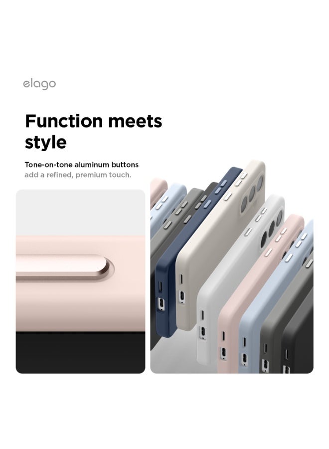 Elago Magnetic Liquid Silicone for Samsung Galaxy S26 ULTRA (2026) case cover with MagSafe Shockproof - Lovely Pink - Image 5