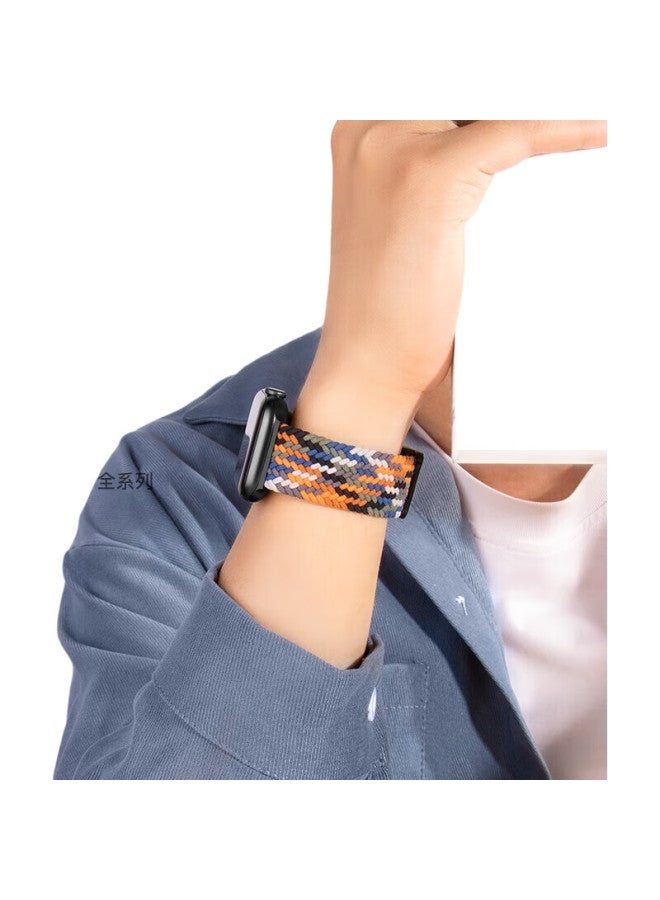 BHO Suitable For Apple Watch Band, Apple Watch S10/Ultra2/S9/Se Braided Loop Band, Iwatch S8/7/6/5/4 Nylon Watch Strap - Image 1