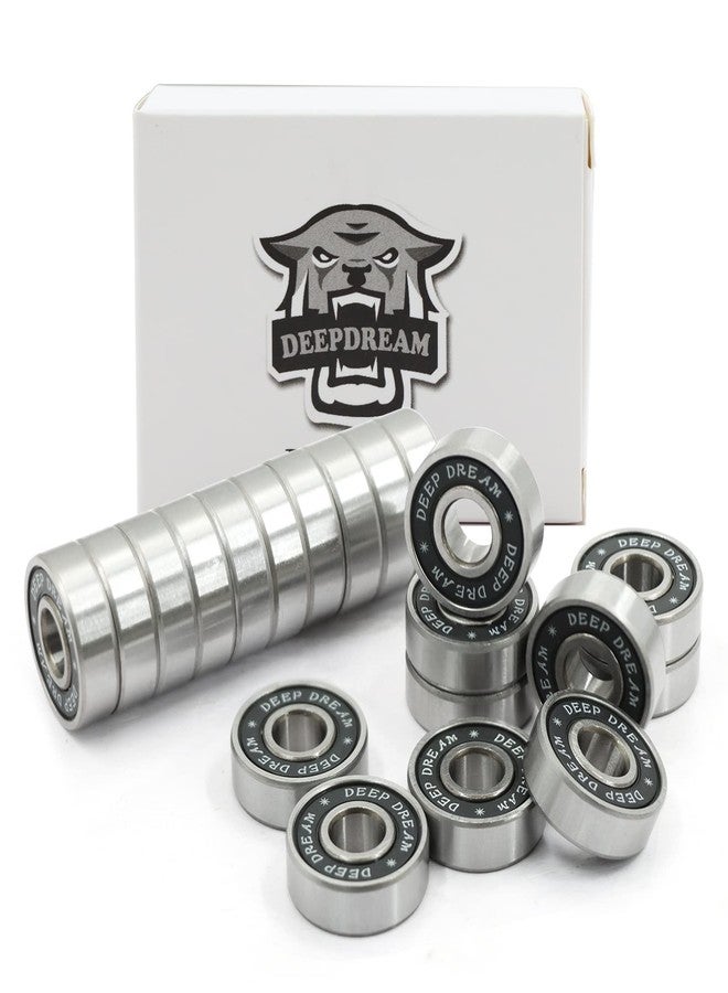 DEEPDREAM FaGoBearing Premium Inline Skate Bearings, Roller Skate Bearings, 608, ABEC, Black Mamba (Pack of 20) - Image 1