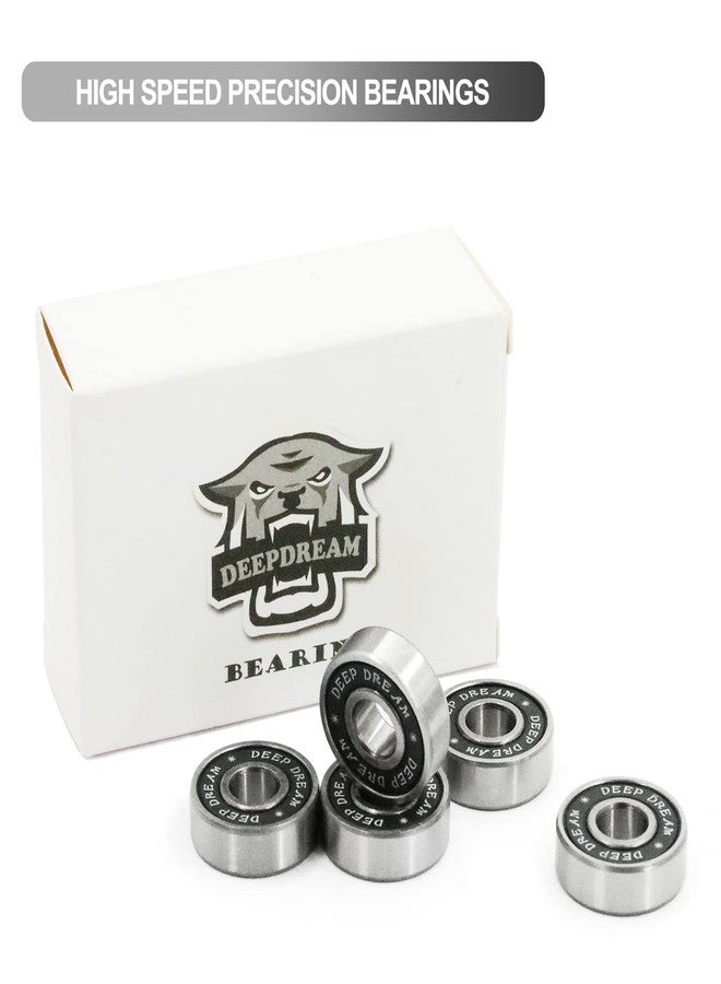 DEEPDREAM FaGoBearing Premium Inline Skate Bearings, Roller Skate Bearings, 608, ABEC, Black Mamba (Pack of 20) - Image 3
