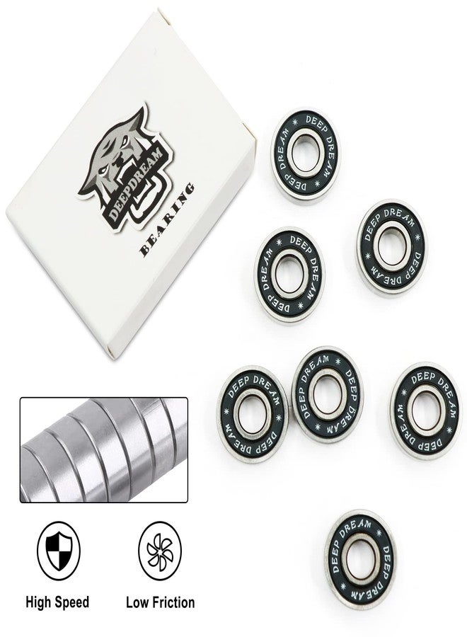 DEEPDREAM FaGoBearing Premium Inline Skate Bearings, Roller Skate Bearings, 608, ABEC, Black Mamba (Pack of 20) - Image 4