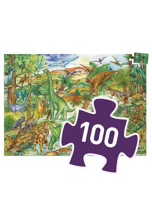 DJECO Dinosaurs Puzzle - 100pcs