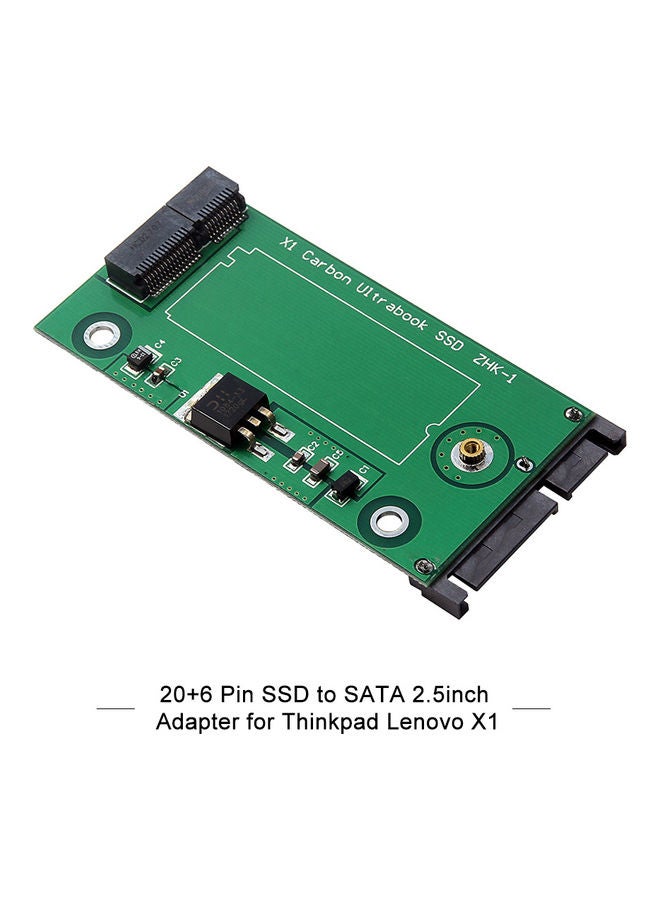 SSD To SATA Adapter Card Converter For ThinkPad Lenovo X1 Carbon Ultrabook Multicolour - Image 4