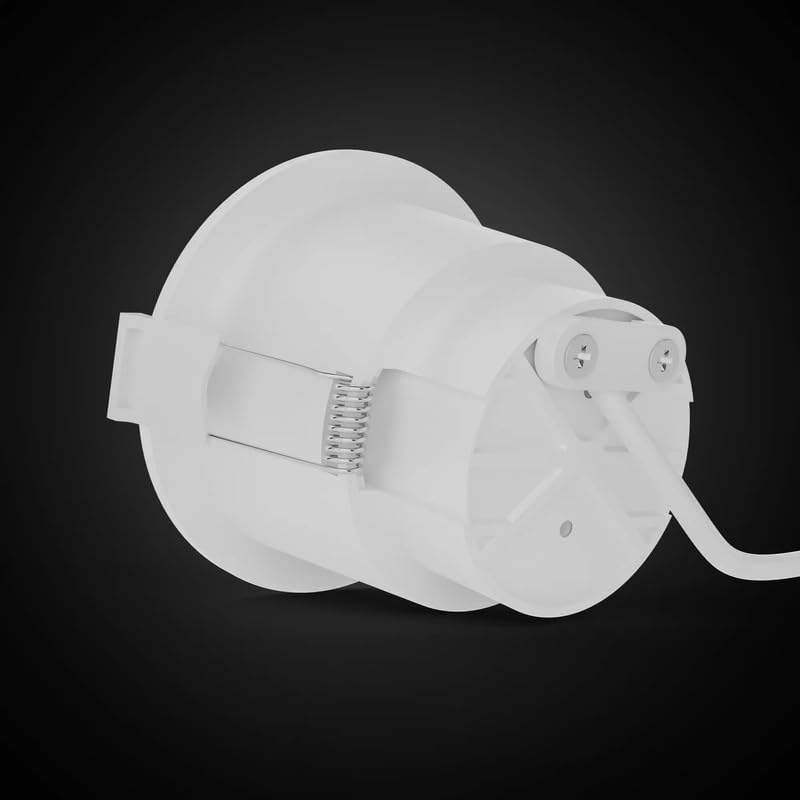 Harold Electricals 18W Alpha Series Concealed COB Spotlight | Recessed Ceiling LED Light - White Body(Black Reflector) Cool White Light - Image 4