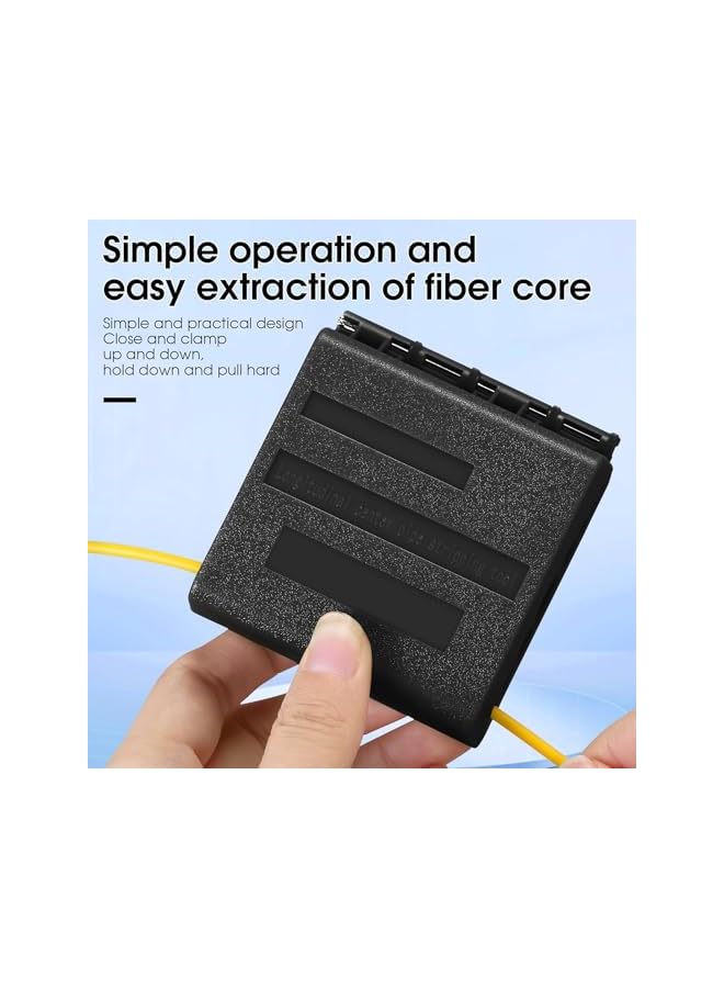 promass Fiber Loose Tube Cutter 1.5-11mm Longitudinal Ribbon Cable Stripper Tube Slitter for Fiber Optic Bundle Mid-Span Cable Stripping Tool Black - Image 4