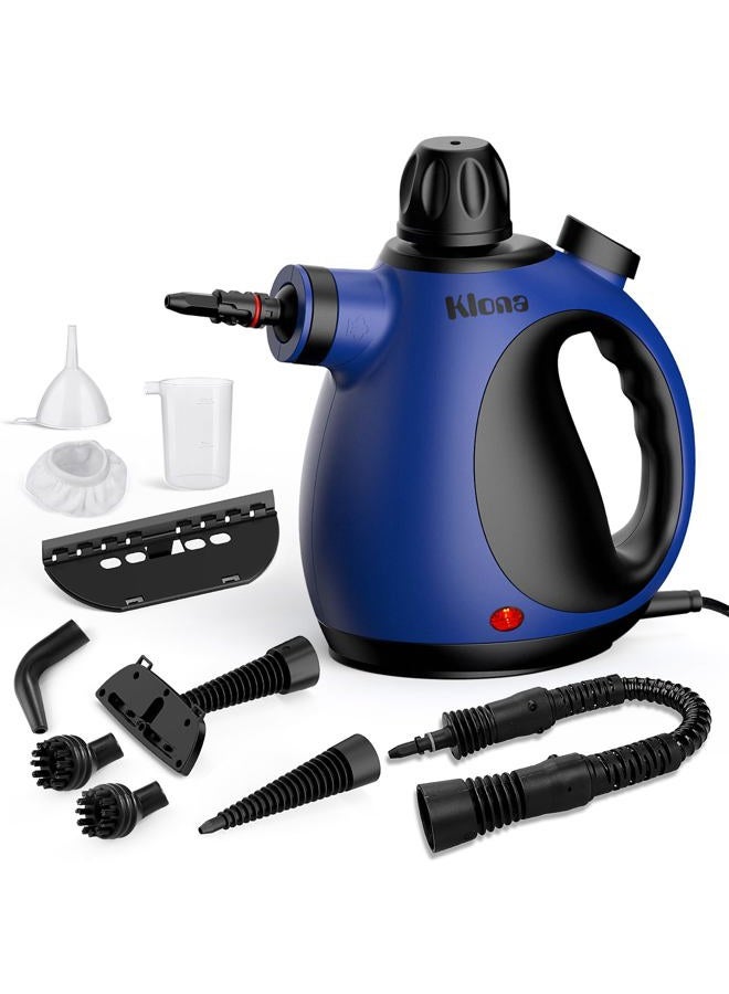 Klona Steam Cleaner, Multi-Purpose Handheld with 10 Accessories for Removing Steam Cleaner for All Dirt, Upholstery Furniture, Sofa, Tiles, Floor,Car, Window, Bathroom,Upholstery - Image 1
