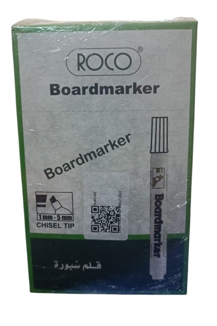 ROCO 12-Piece Whiteboard Erasable Marker Set Multicolor with eraser - Image 3