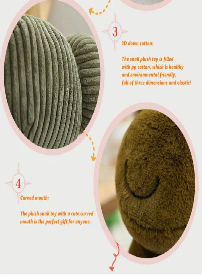CHELEI2019 Stuffed Animal Snail Plush Toy Soft Doll Toy Gifts for Kids& Adults,11'' - Image 5