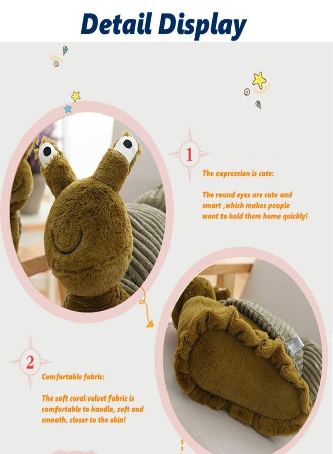 CHELEI2019 Stuffed Animal Snail Plush Toy Soft Doll Toy Gifts for Kids& Adults,11'' - Image 4