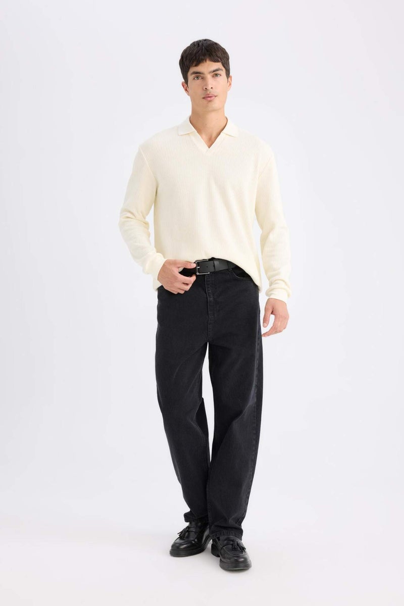 DeFacto Regular Fit Long Sleeve Sweatshirt - Image 4