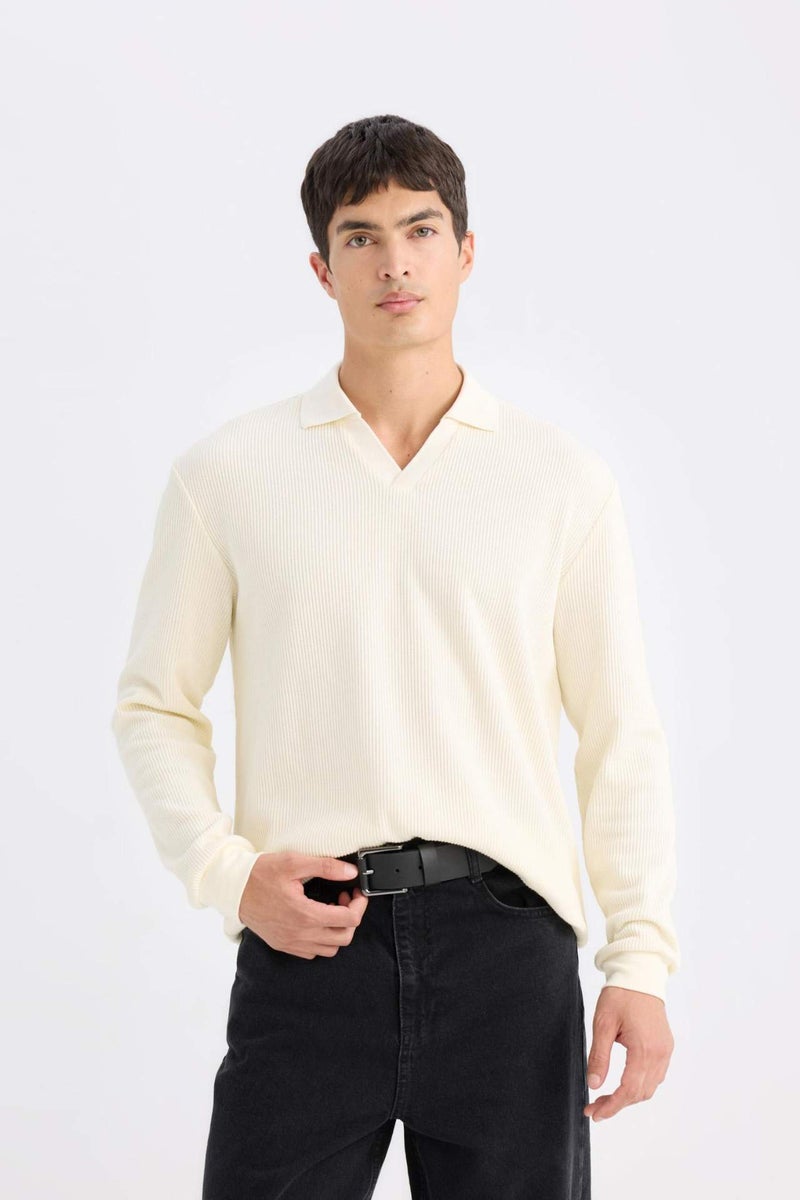 DeFacto Regular Fit Long Sleeve Sweatshirt - Image 3