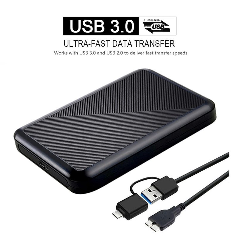 Tianken 1TB Ultra Slim Portable External Hard Drive USB 3.0 HDD Storage for PC, Mac, Laptop, PS4, Xbox one (1TB) - Image 3