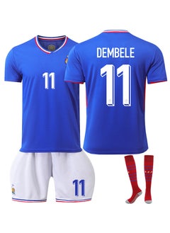 2024 European Cup French Children's And Youth Football Uniform Three-Piece Suit No. 11