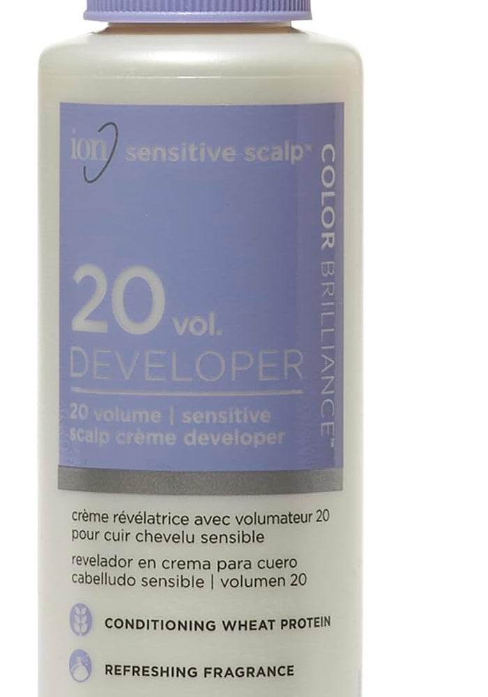ION Sensitive Scalp 20 Volume Creme Developer with Conditioning Wheat Protein - 120 ml - Image 1