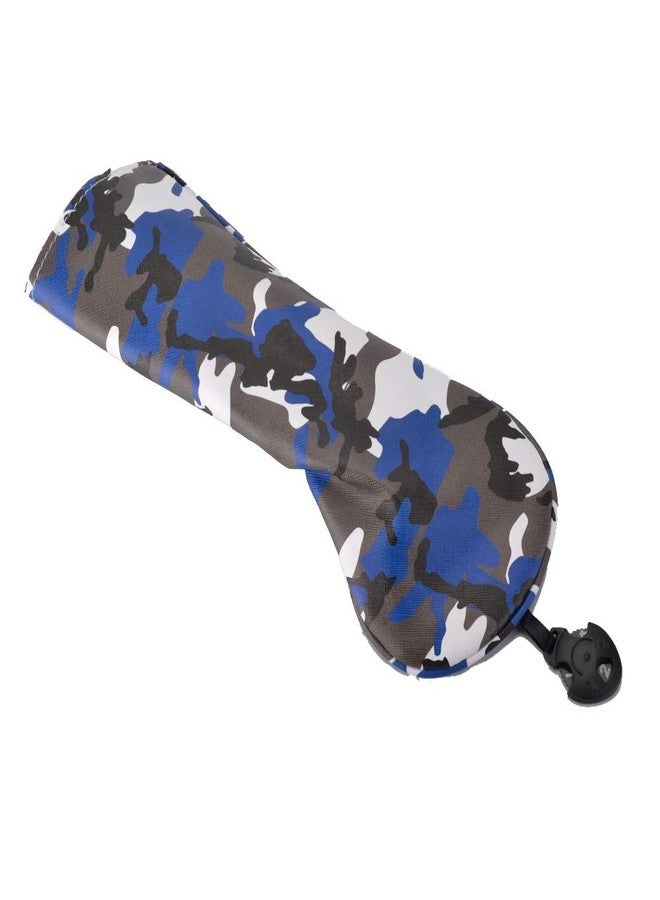 GOOACTION Camo Golf Club 3 5 Fairway Wood Headcover Synthetic Leather Camouflage Print Blue Creative Headcover Protector - Image 2