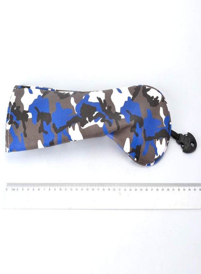 GOOACTION Camo Golf Club 3 5 Fairway Wood Headcover Synthetic Leather Camouflage Print Blue Creative Headcover Protector - Image 3