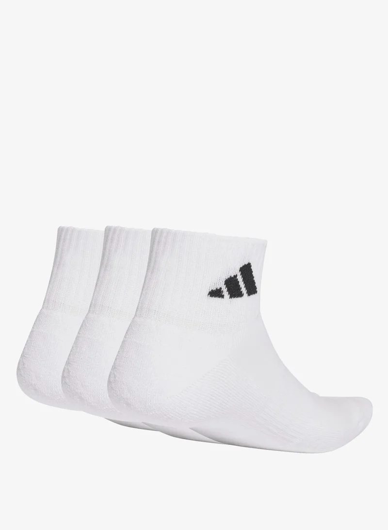 اديداس جوارب CUSHIONED SPORTSWEAR ANKLE - عبوة بها 3 أزواج