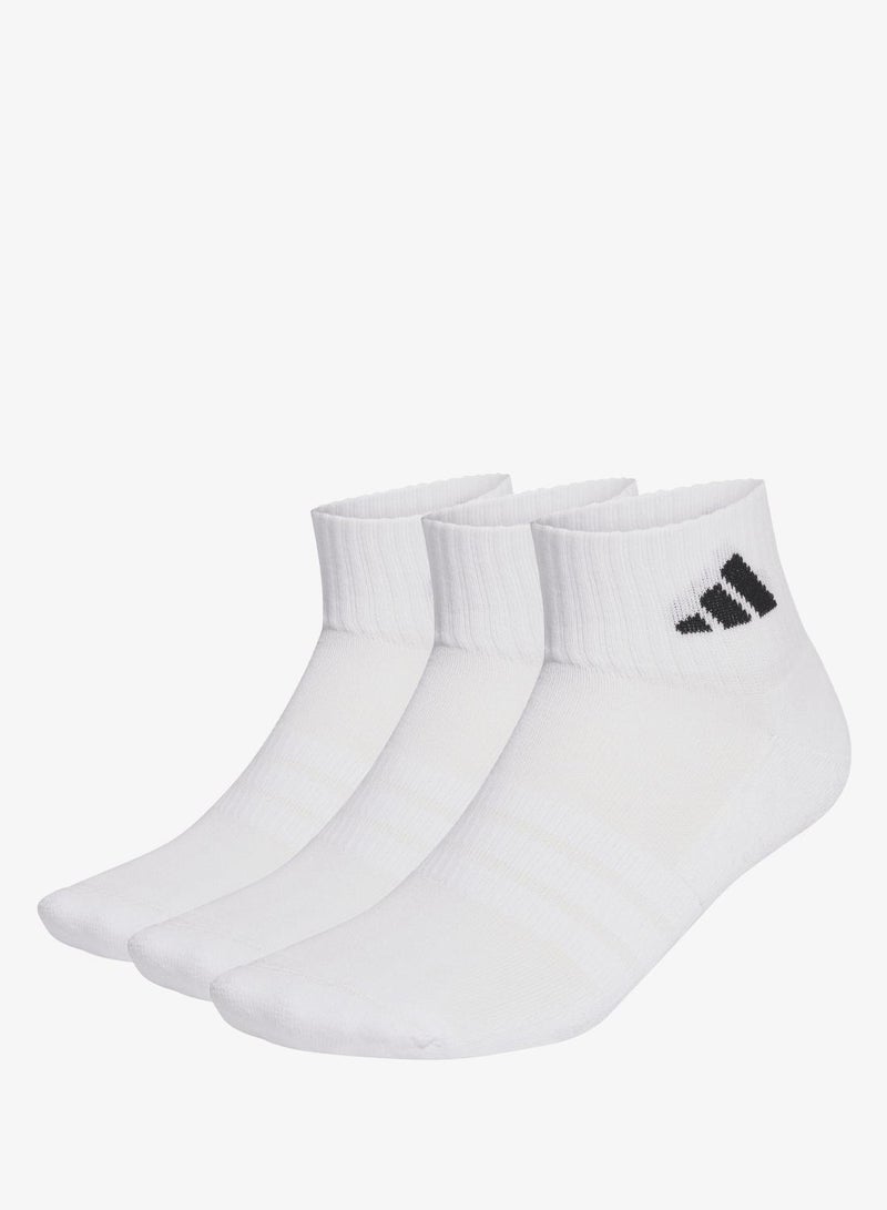 اديداس جوارب CUSHIONED SPORTSWEAR ANKLE - عبوة بها 3 أزواج - Image 1