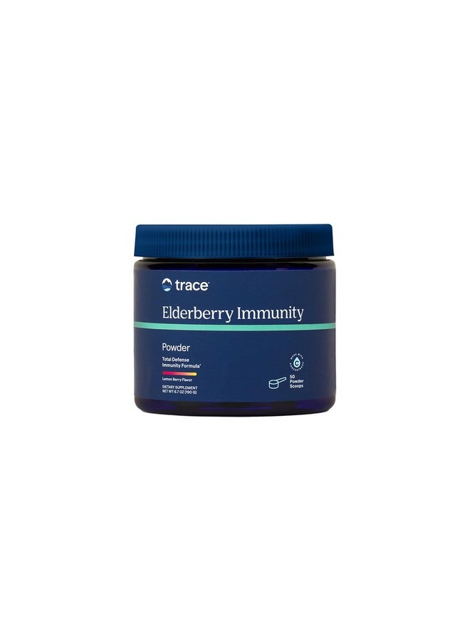Trace Minerals Elderberry Immunity - Health Support Drink Supplement with Elderberry - Antioxidant Supplement to Support Cell Integrity & Heart Health - Lemon Berry, 6.7 oz (50 Servings) - Image 1