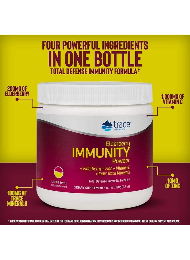 Trace Minerals Elderberry Immunity - Health Support Drink Supplement with Elderberry - Antioxidant Supplement to Support Cell Integrity & Heart Health - Lemon Berry, 6.7 oz (50 Servings) - Image 5