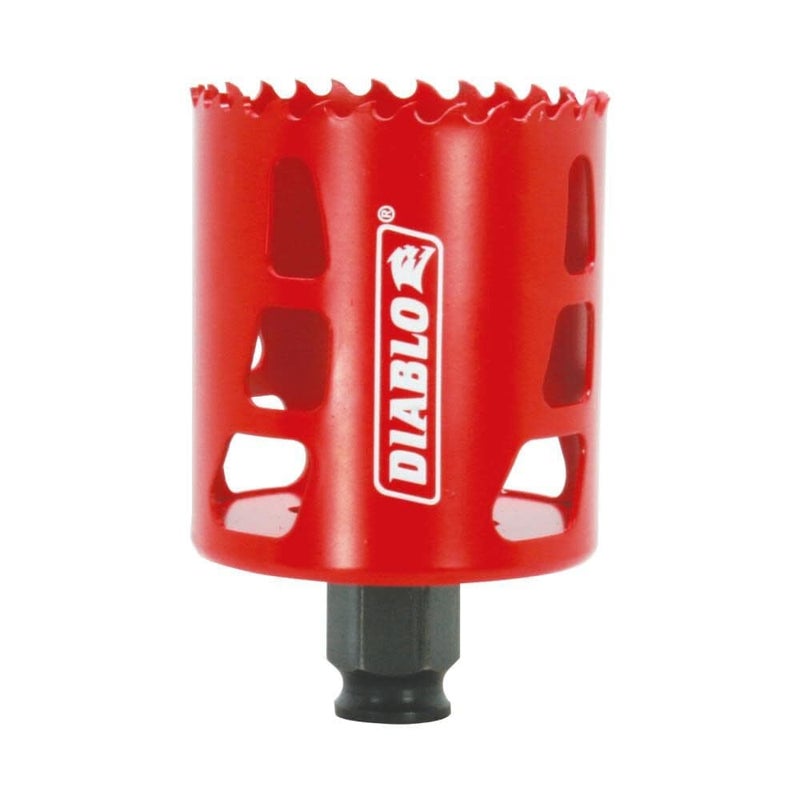 Diablo Bi-Metal Hole Saw With Variable Tooth Design For Faster Cuts - Fits With Snap-Lock Plus Mandrel System - 2-3/8"" Diameter, 2-3/8"" Length - Dhs2375 - Image 3