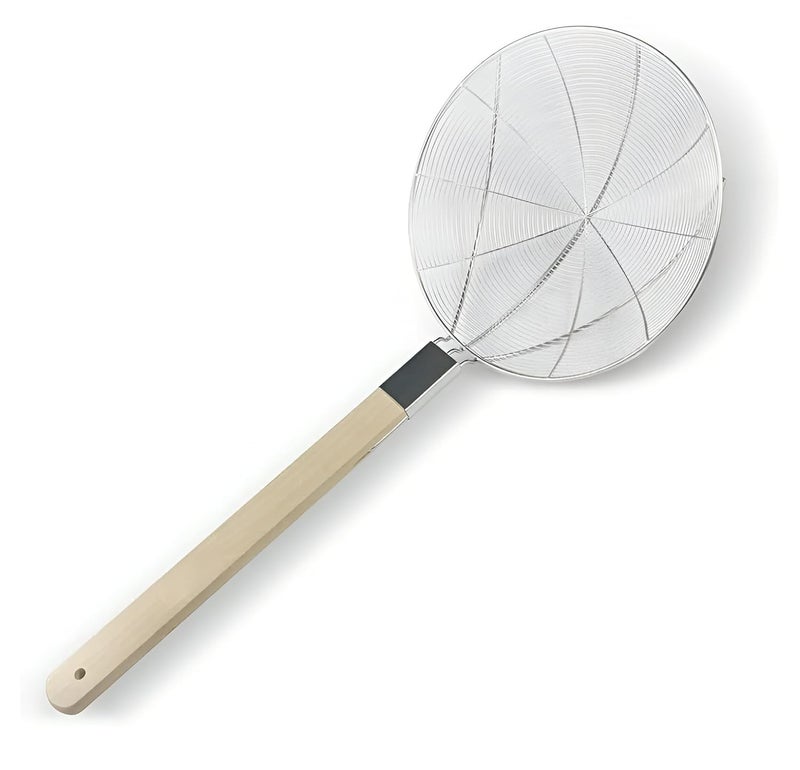 PAUL SONS Spider Skimmer Spatula, Stainless Steel Frying Basket with Long Handle and Bold Commercial French Fries Basket Household Fried Food Filter Kitchen Cooking Tools 21"x9"x3 (NO.24, 1, Count) - Image 1