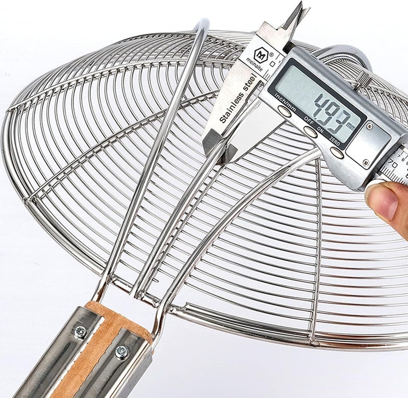 PAUL SONS Spider Skimmer Spatula, Stainless Steel Frying Basket with Long Handle and Bold Commercial French Fries Basket Household Fried Food Filter Kitchen Cooking Tools 21"x9"x3 (NO.24, 1, Count) - Image 5