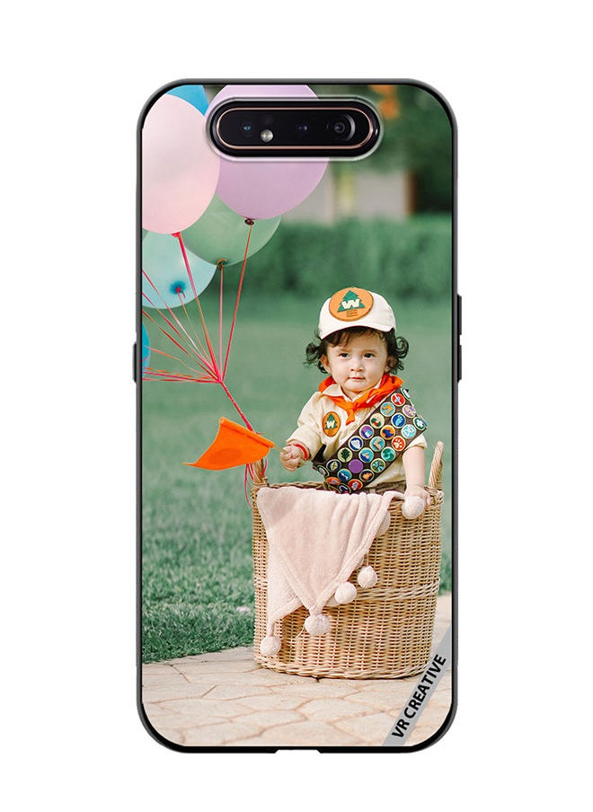 VR CREATIVE - Protective Case Cover For Samsung Galaxy A80 Boy In Basket Design Multicolour - Image 1